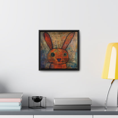 Rabbit 8, Gallery Canvas Wraps, Square Frame