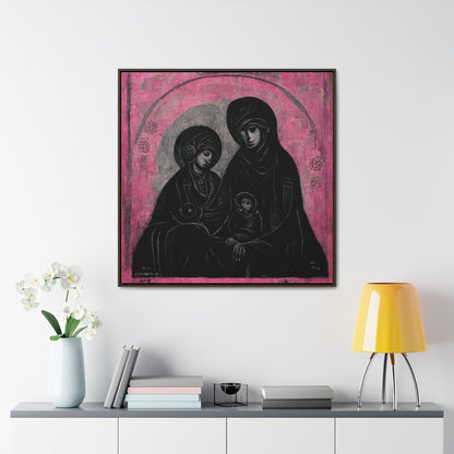 Mary and the Child 9, Valentinii, Gallery Canvas Wraps, Square Frame