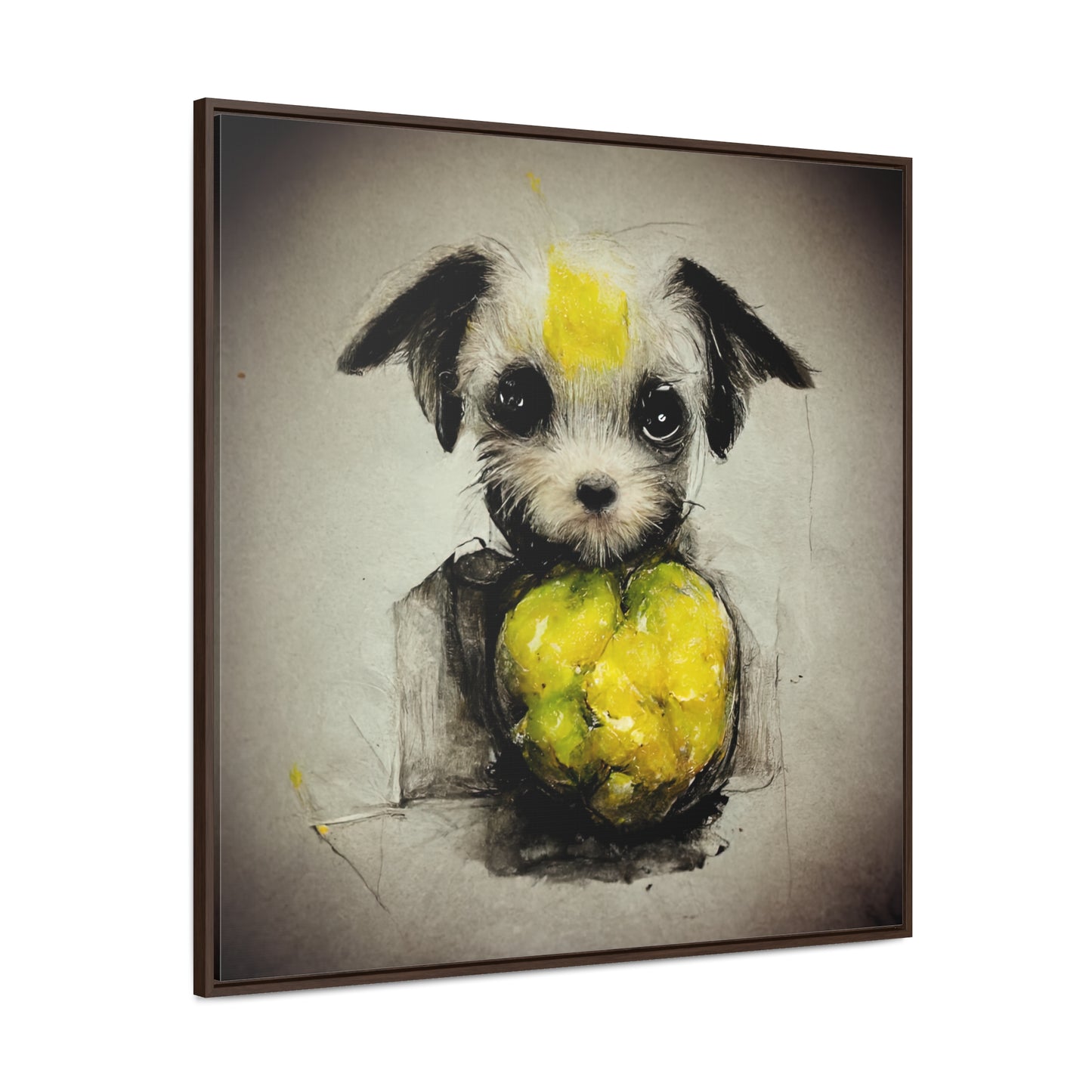 Dogs and Puppies 4, Valentinii, Gallery Canvas Wraps, Square Frame