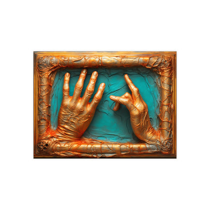 Hands 9, Ceramic Photo Tile