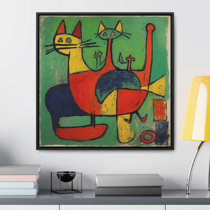 Cat 148, Gallery Canvas Wraps, Square Frame