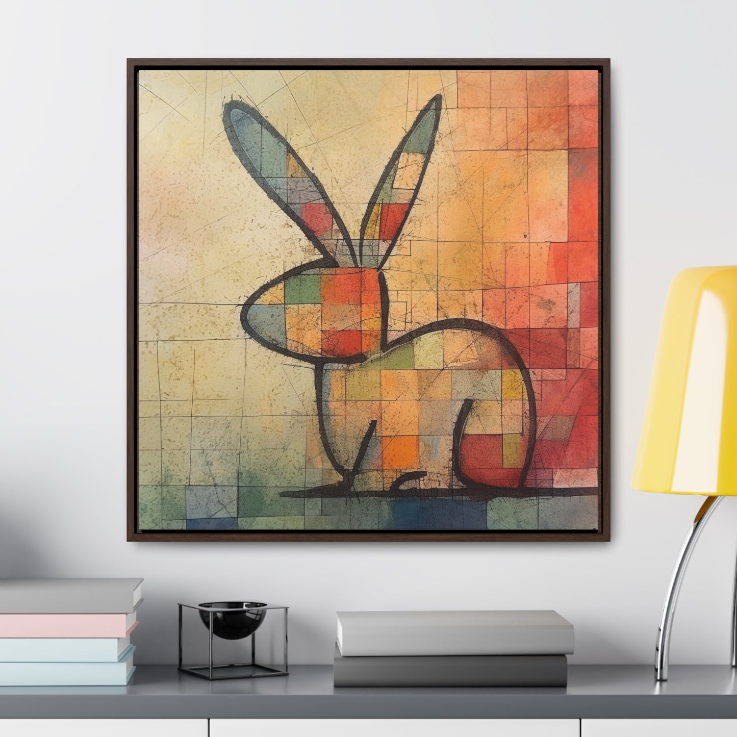 Rabbit 26, Gallery Canvas Wraps, Square Frame