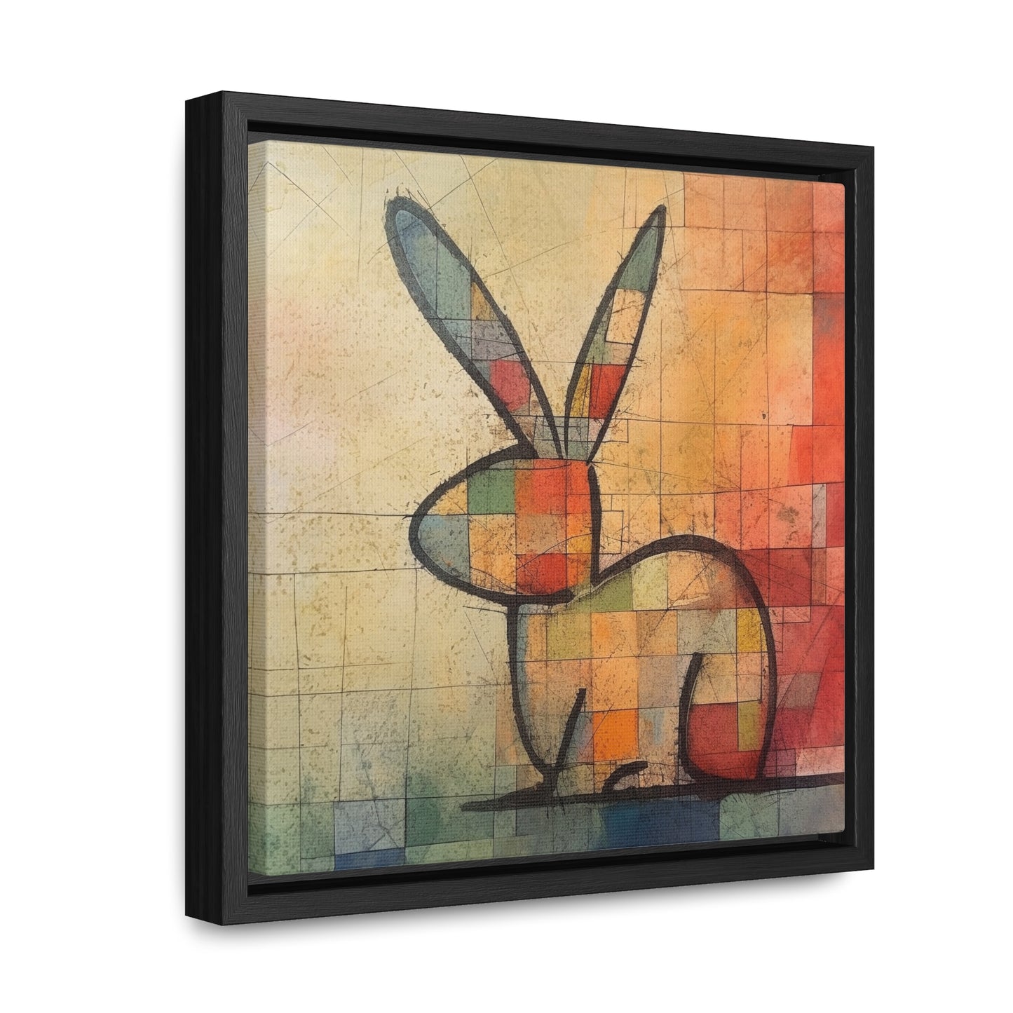 Rabbit 26, Gallery Canvas Wraps, Square Frame