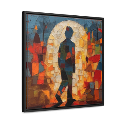 Sad Man 31, Valentinii, Gallery Canvas Wraps, Square Frame