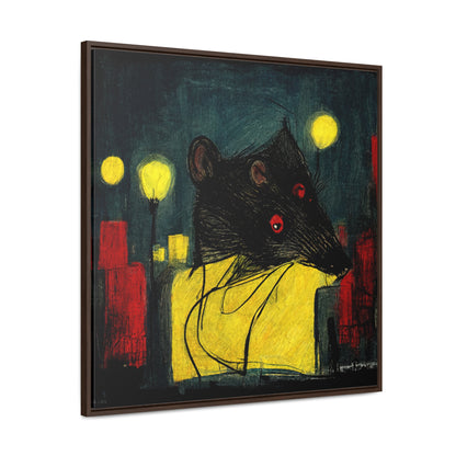 Urban Rat 5, Valentinii, Gallery Canvas Wraps, Square Frame