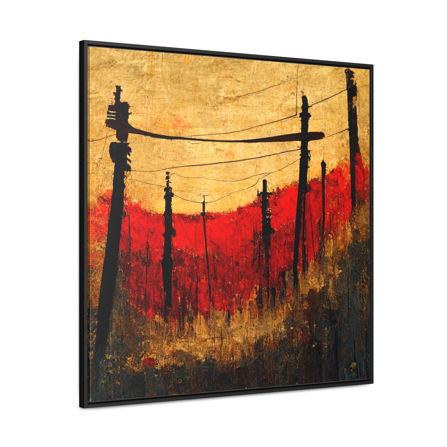 Land of the Sun 15, Valentinii, Gallery Canvas Wraps, Square Frame