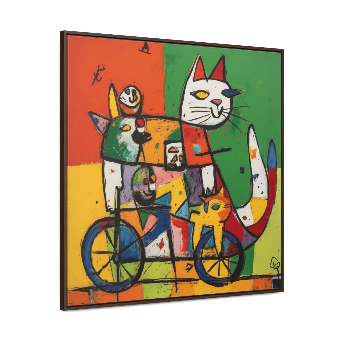 Cat 154, Gallery Canvas Wraps, Square Frame