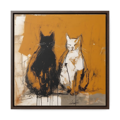 Cat 16, Gallery Canvas Wraps, Square Frame