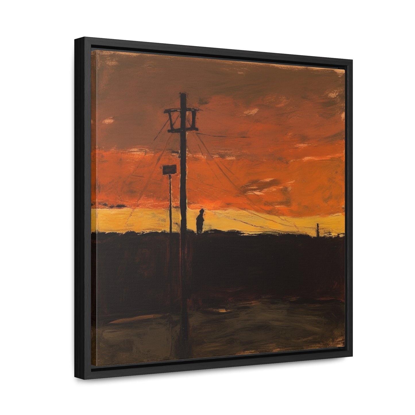 Land of the Sun 79, Valentinii, Gallery Canvas Wraps, Square Frame