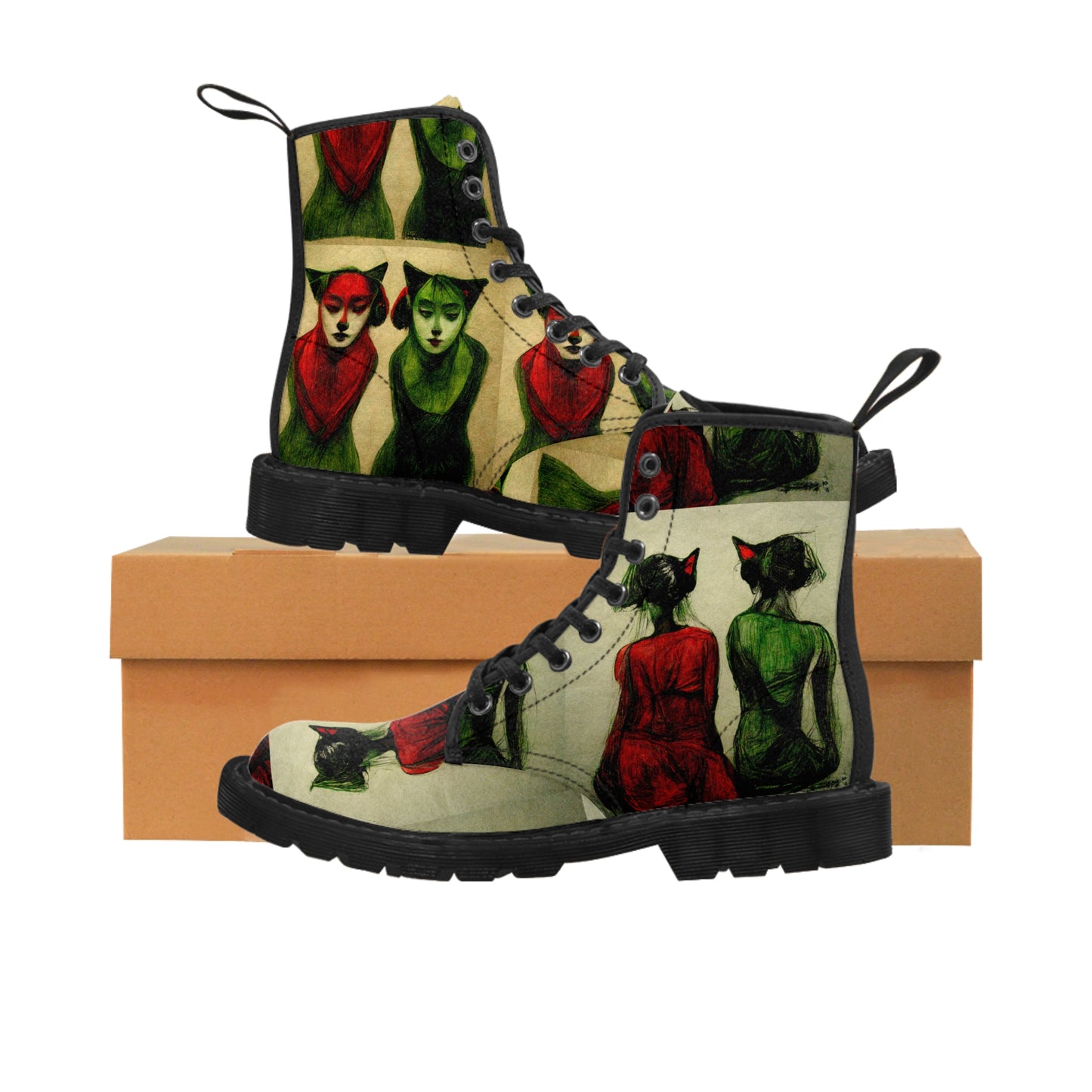 CAT WOMEN , Men's Canvas Boots,