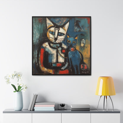 Cat 31, Gallery Canvas Wraps, Square Frame