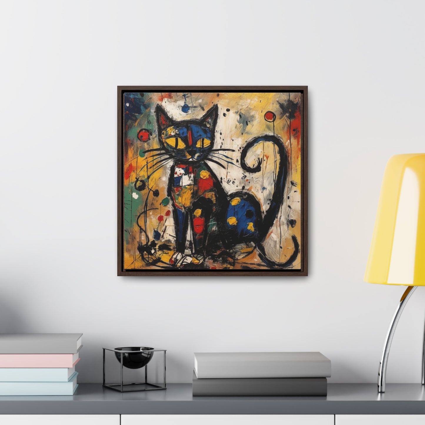 Cat 76, Gallery Canvas Wraps, Square Frame