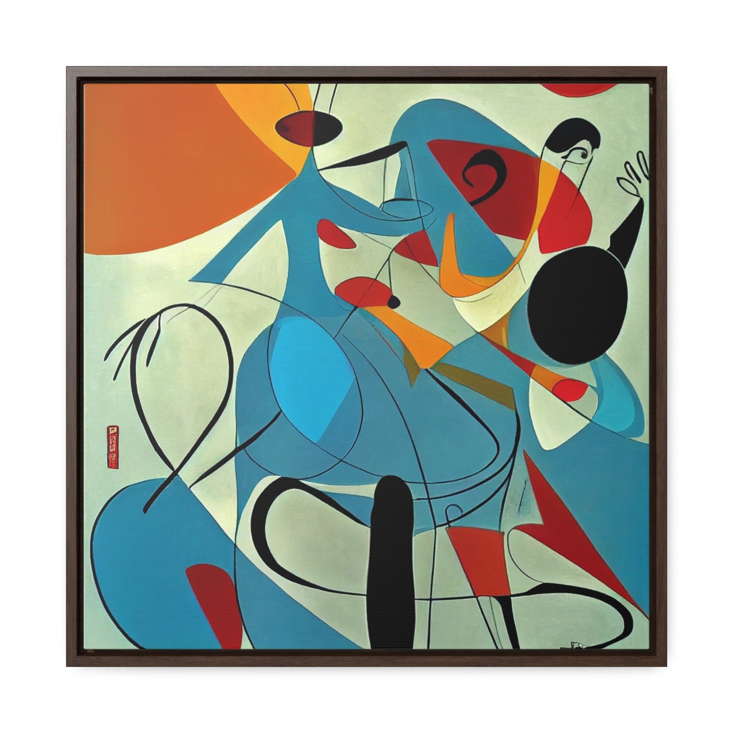 Naivia 17, Gallery Canvas Wraps, Square Frame