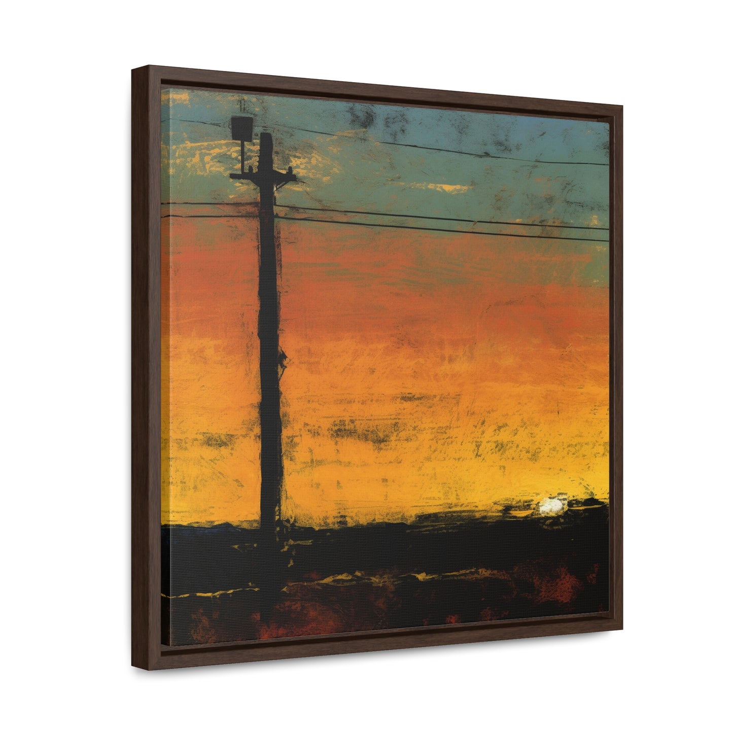 Land of the Sun 82, Valentinii, Gallery Canvas Wraps, Square Frame