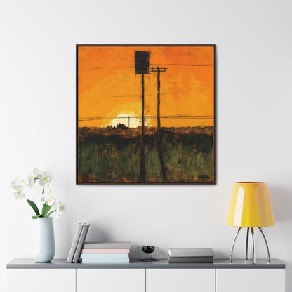 Land of the Sun 84, Valentinii, Gallery Canvas Wraps, Square Frame