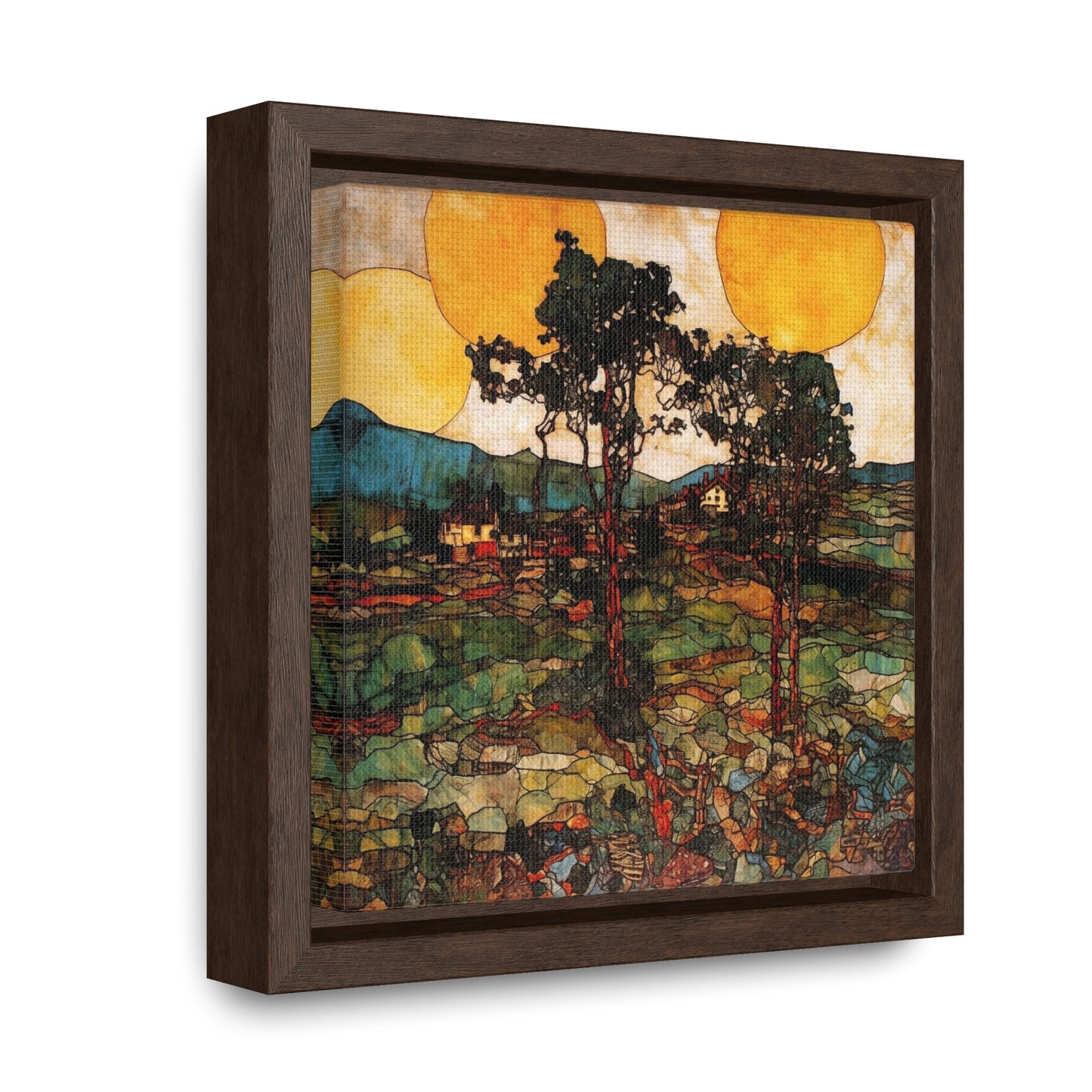 Land of the Sun 41, Valentinii, Gallery Canvas Wraps, Square Frame