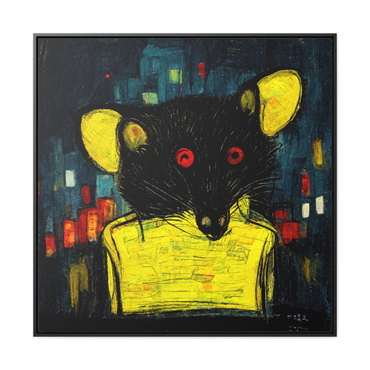 Urban Rat 7, Valentinii, Gallery Canvas Wraps, Square Frame