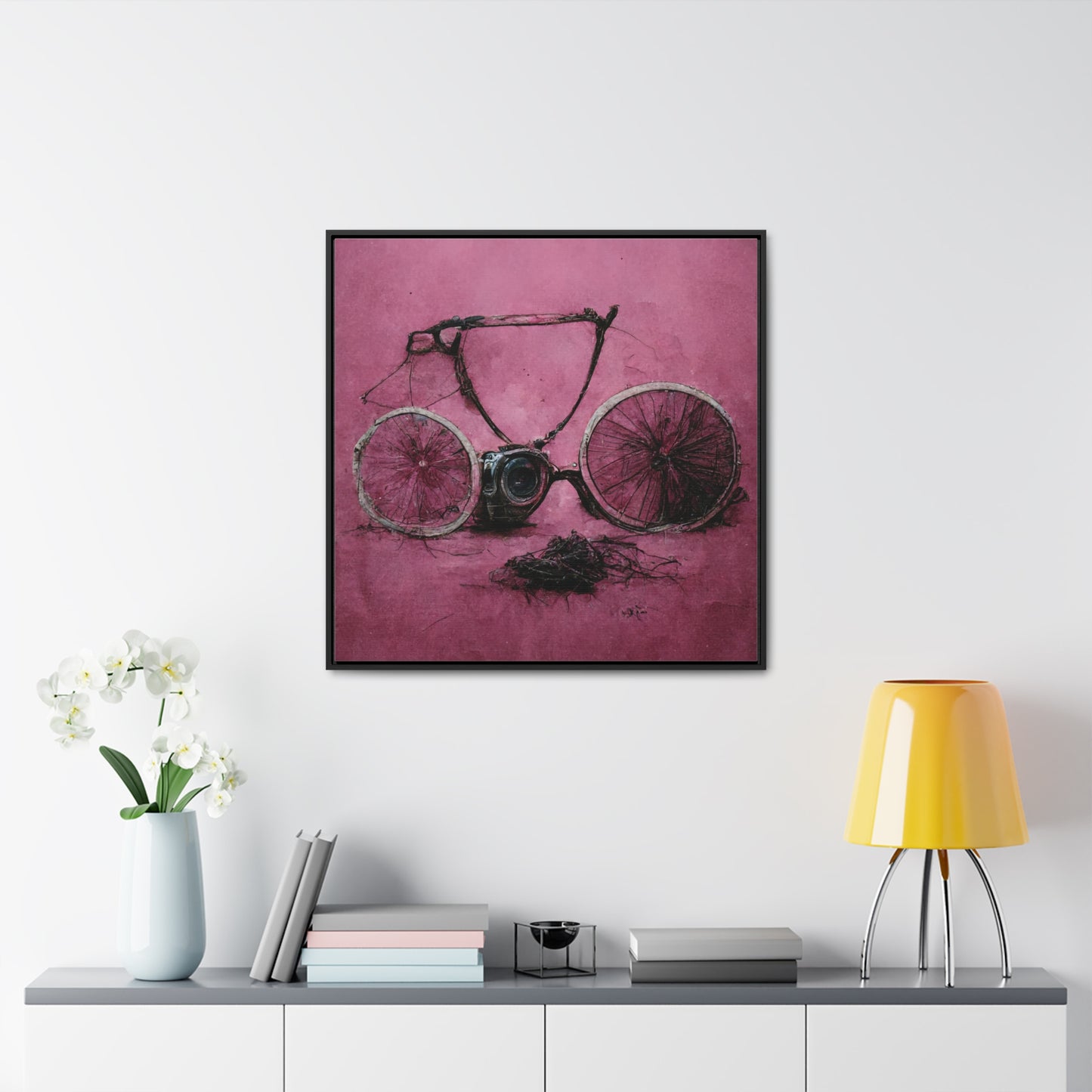 Bicycle 10, Valentinii, Gallery Canvas Wraps, Square Frame