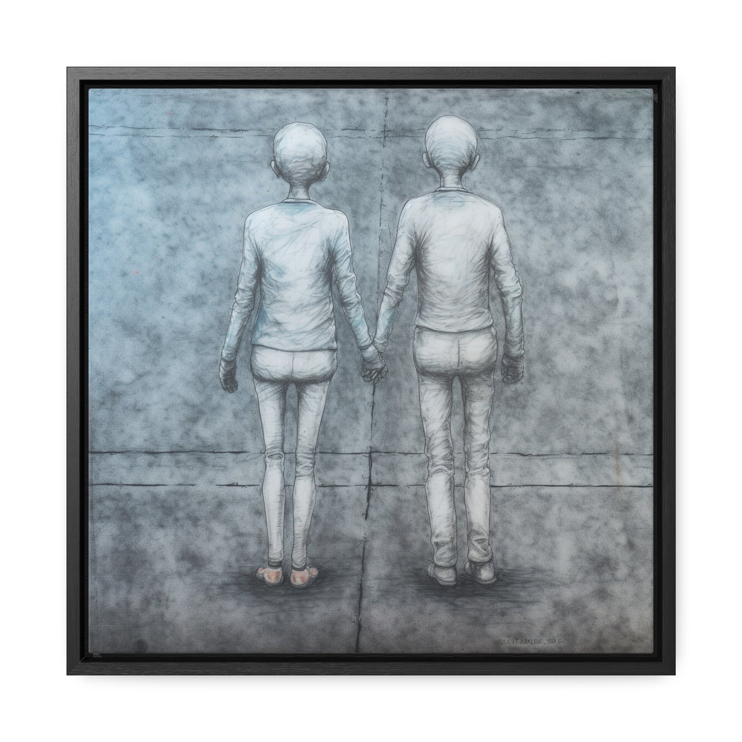 The Courage of Vulnerability 13, Valentinii, Gallery Canvas Wraps, Square Frame