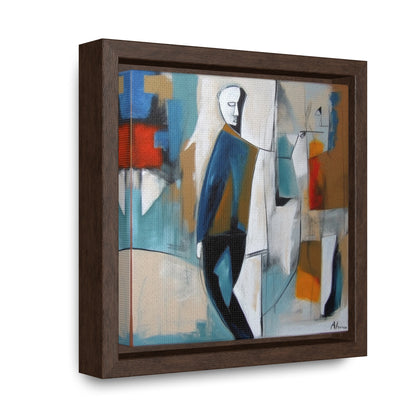 Sad Man 25, Valentinii, Gallery Canvas Wraps, Square Frame