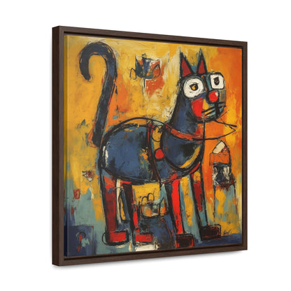 Cat 98, Gallery Canvas Wraps, Square Frame