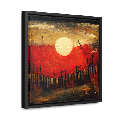 Land of the Sun 19, Valentinii, Gallery Canvas Wraps, Square Frame