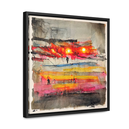 Land of the Sun 9, Valentinii, Gallery Canvas Wraps, Square Frame