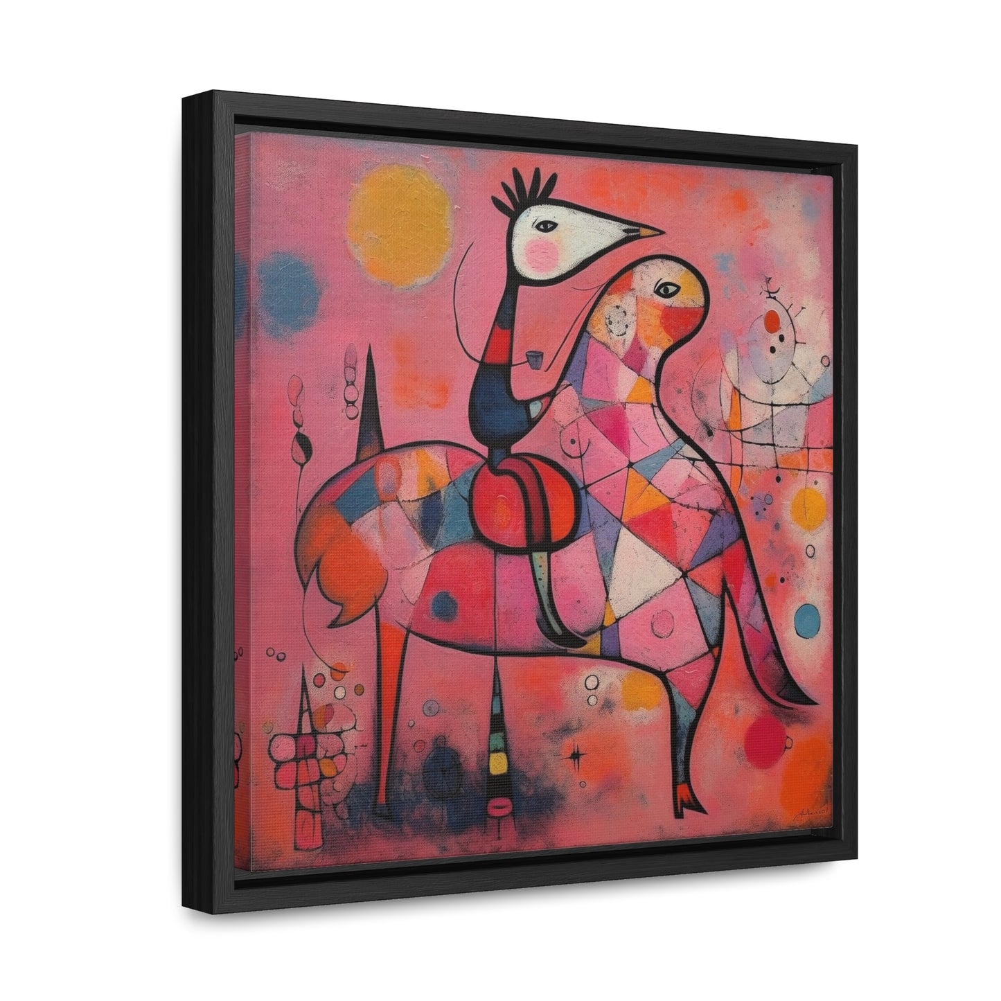 The Dreams of the Child 41, Gallery Canvas Wraps, Square Frame