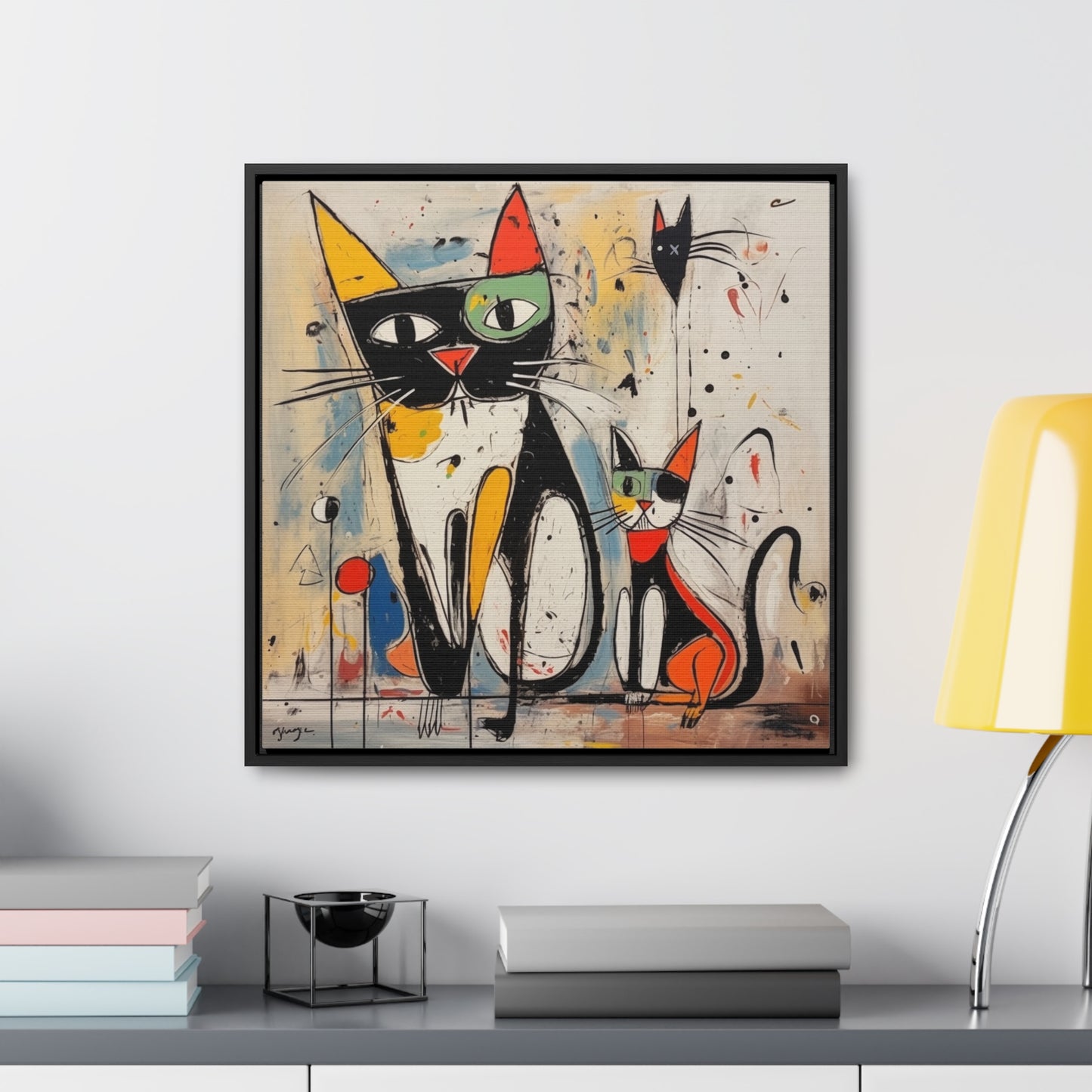 Cat 41, Gallery Canvas Wraps, Square Frame