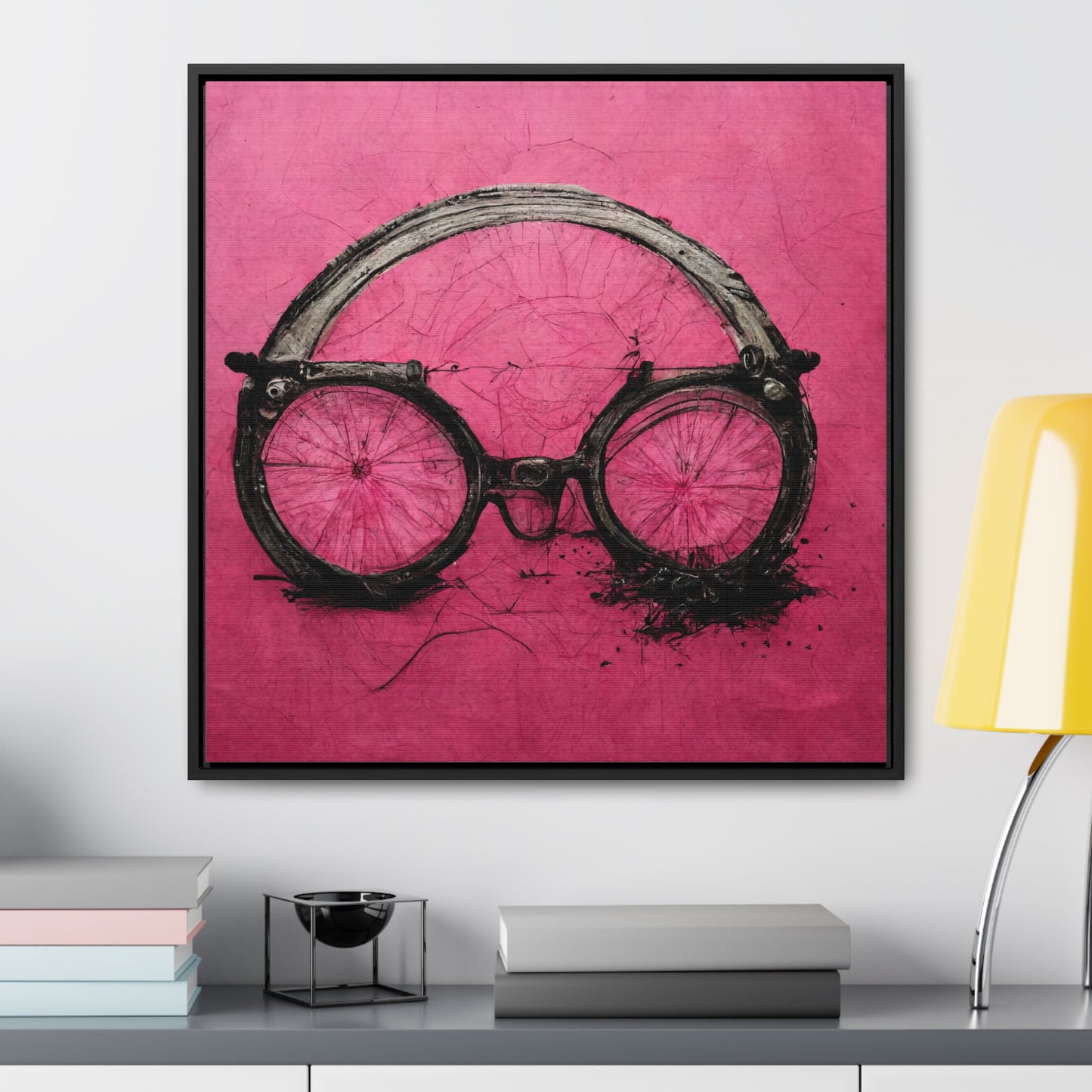 Bicycle 8, Valentinii, Gallery Canvas Wraps, Square Frame