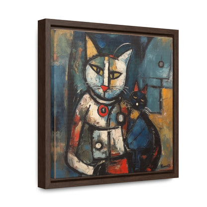 Cat 80, Gallery Canvas Wraps, Square Frame