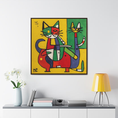 Cat 150, Gallery Canvas Wraps, Square Frame