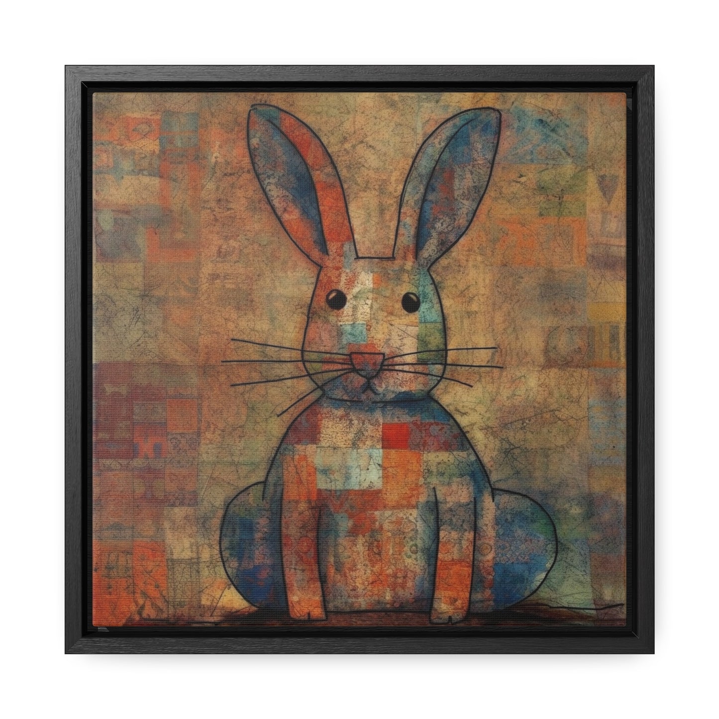 Rabbit 21, Gallery Canvas Wraps, Square Frame