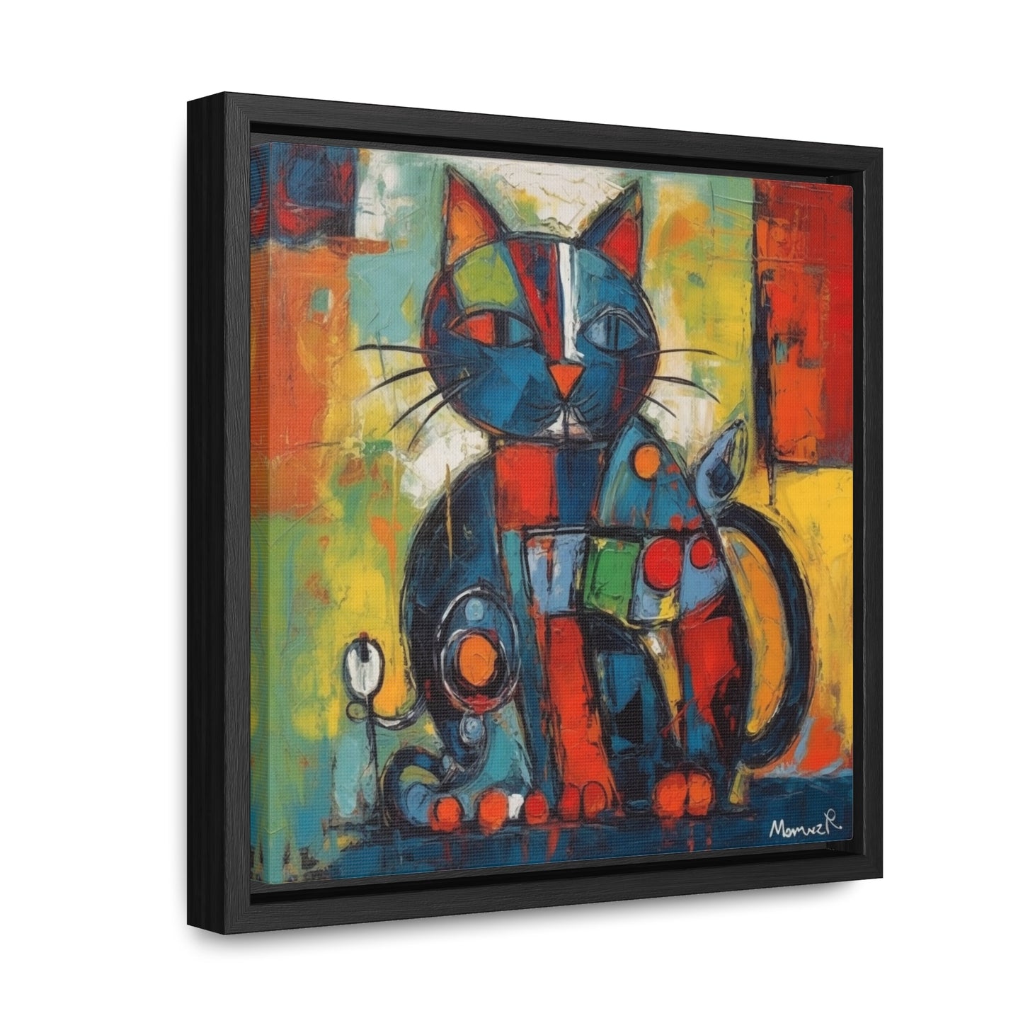 Cat 70, Gallery Canvas Wraps, Square Frame