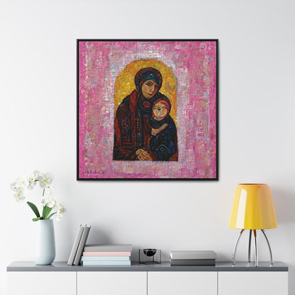 Mary and the Child 10, Valentinii, Gallery Canvas Wraps, Square Frame