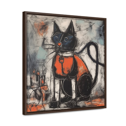 Cat 35, Gallery Canvas Wraps, Square Frame