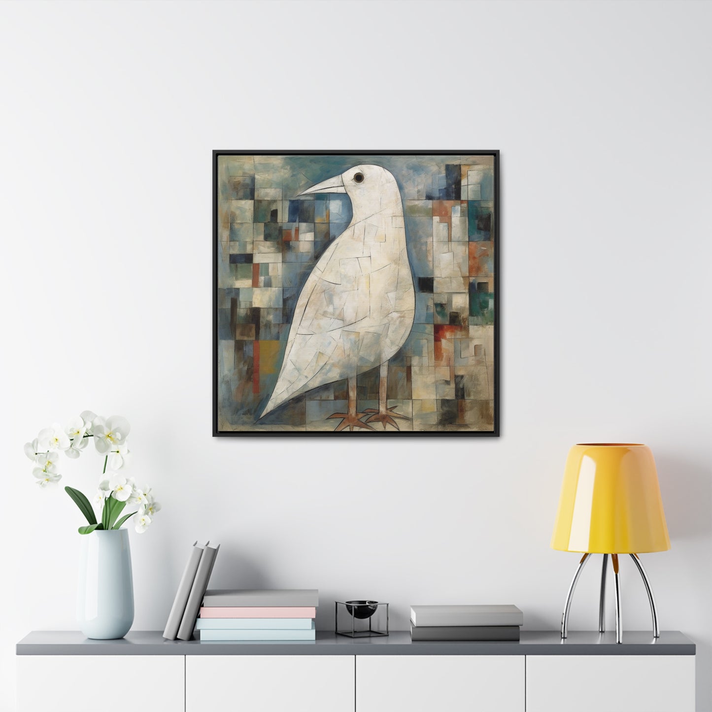 Bird 6, Gallery Canvas Wraps, Square Frame