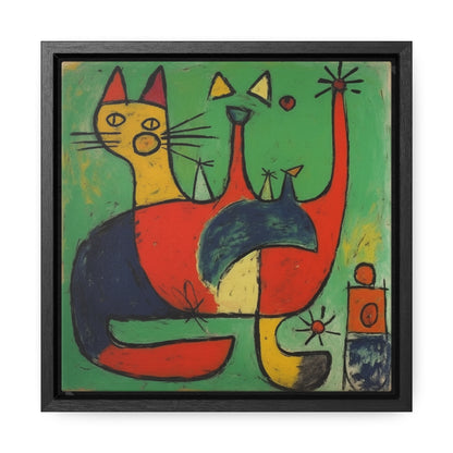 Cat 133, Gallery Canvas Wraps, Square Frame