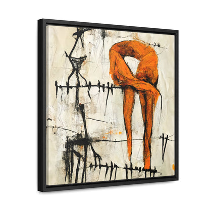 Feet and Drama 18, Valentinii, Gallery Canvas Wraps, Square Frame