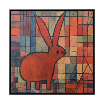 Rabbit 32, Gallery Canvas Wraps, Square Frame