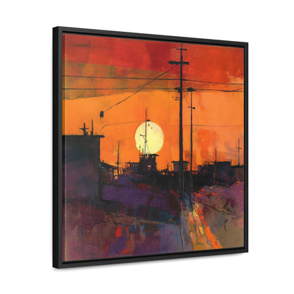 Land of the Sun 73, Valentinii, Gallery Canvas Wraps, Square Frame