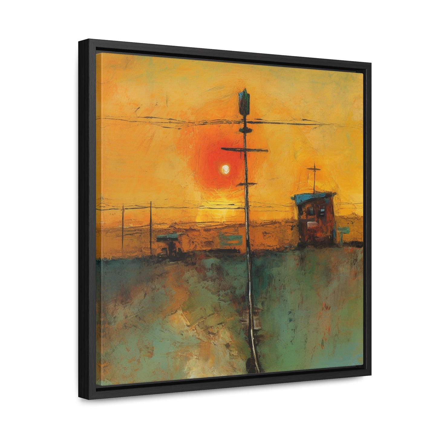 Land of the Sun 56, Valentinii, Gallery Canvas Wraps, Square Frame