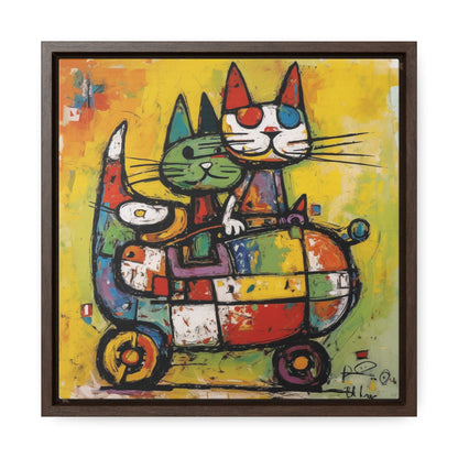 Cat 116, Gallery Canvas Wraps, Square Frame