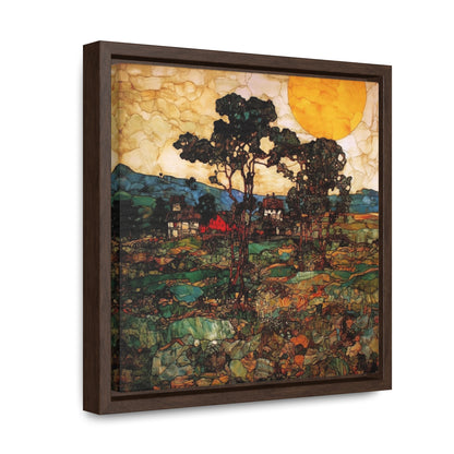 Land of the Sun 45, Valentinii, Gallery Canvas Wraps, Square Frame