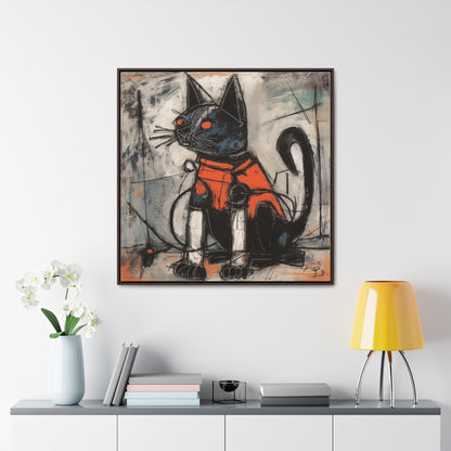 Cat 86, Gallery Canvas Wraps, Square Frame