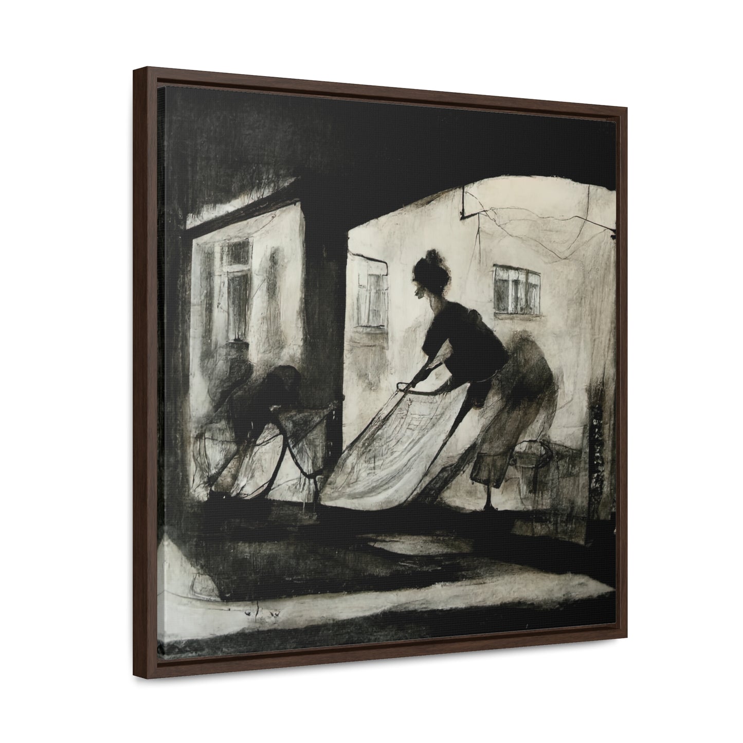 Domestic Memories 27, Valentinii, Gallery Canvas Wraps, Square Frame