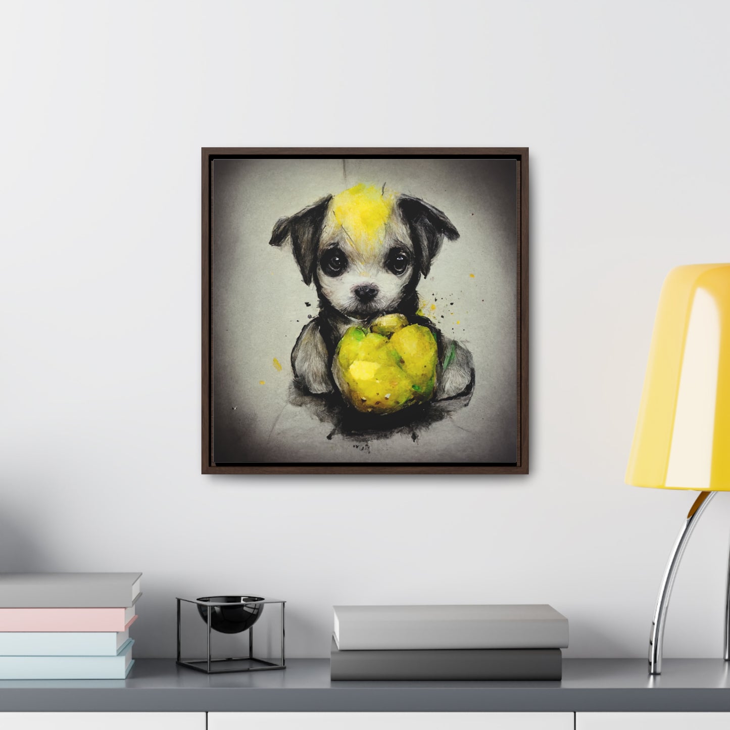 Dogs and Puppies 2, Valentinii, Gallery Canvas Wraps, Square Frame