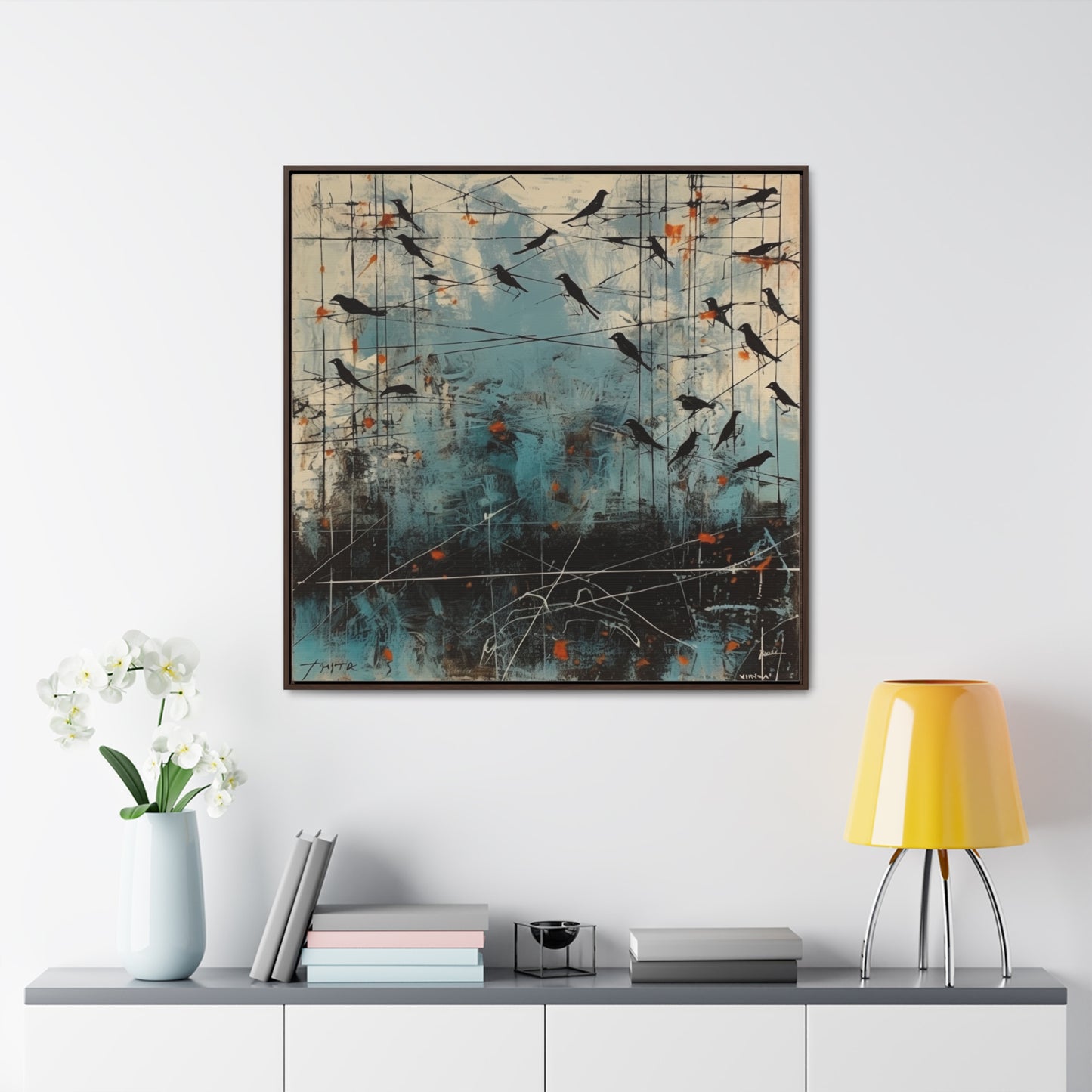 Bird 21, Gallery Canvas Wraps, Square Frame