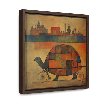 Turtle 10, Gallery Canvas Wraps, Square Frame