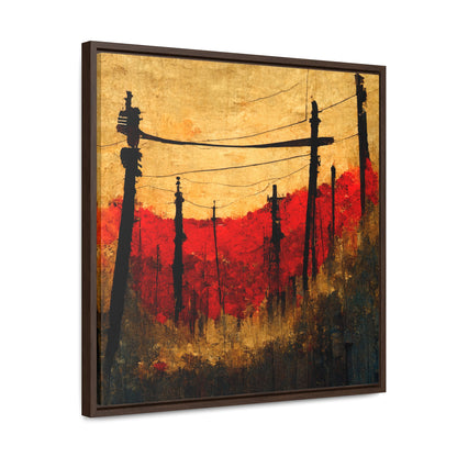 Land of the Sun 18, Valentinii, Gallery Canvas Wraps, Square Frame